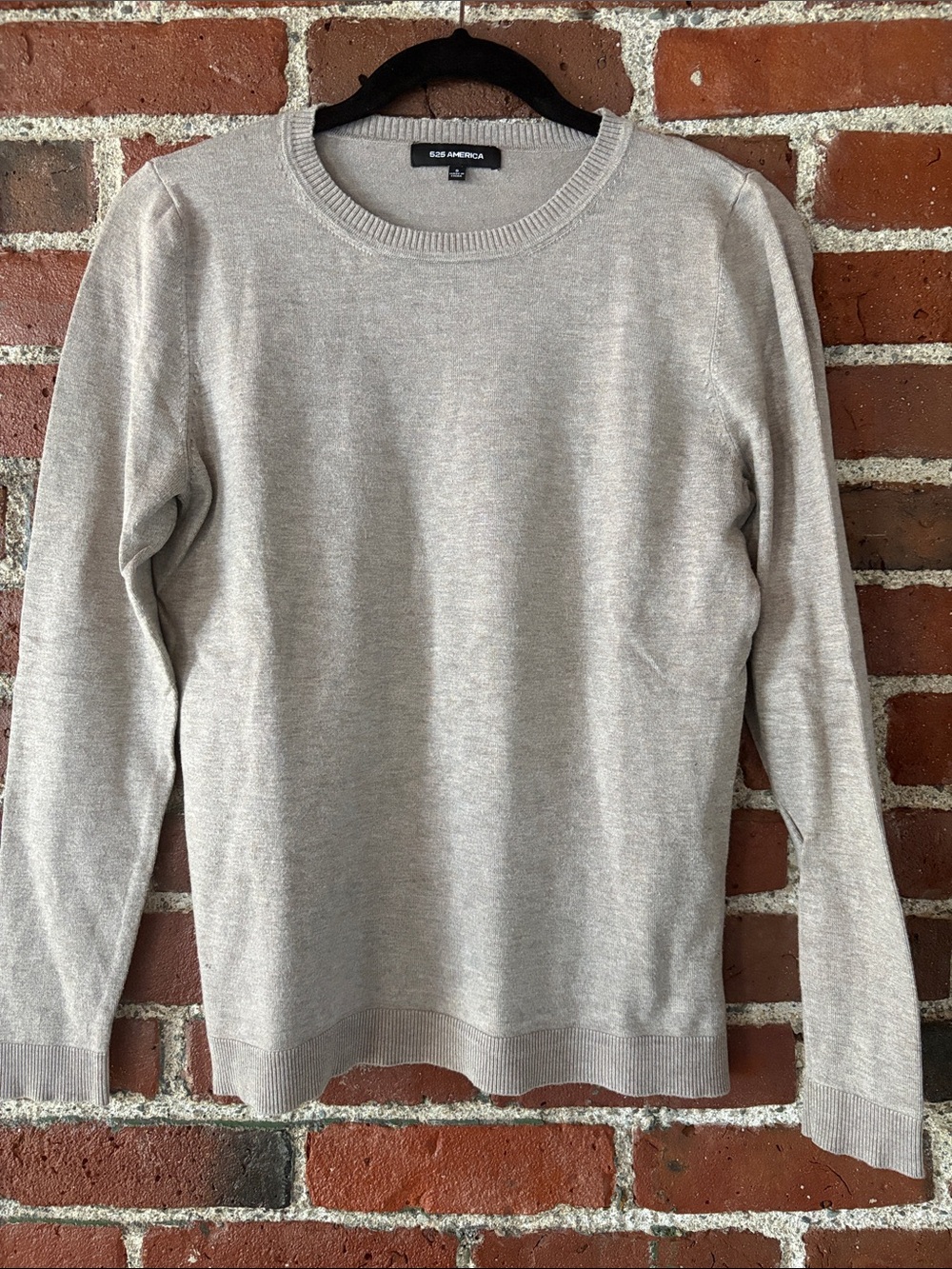 525 America Beige Crewneck Sweater